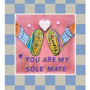 Handgemaakt tegeltje - solemate