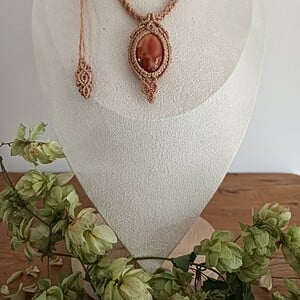 Handgemaakte Ketting met Carneool