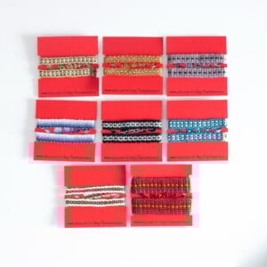 Handgeweven choker in vrolijke kleuren, weef ketting, sieraad nek, boho style met koper of zilverkleurige sluiting, gewoven inkle, bandweven