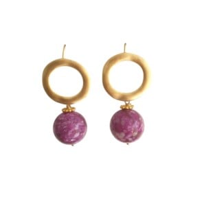 Imperiale jaspis oorbellen