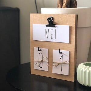 Jaarkalender houder