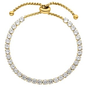 Julia Armband - 18K Gold Plated of High-Gloss Polished Silver