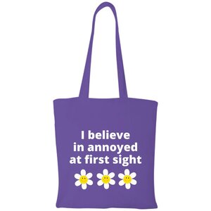 Katoenen tas – I believe in annoyed at first sight