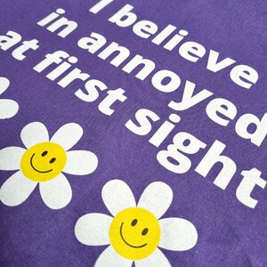 Katoenen tas – I believe in annoyed at first sight