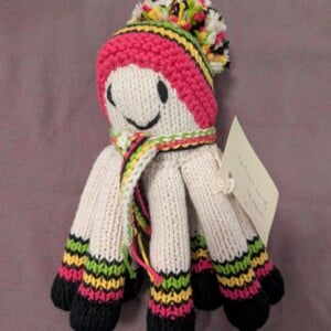 Knuffel kleine octopus