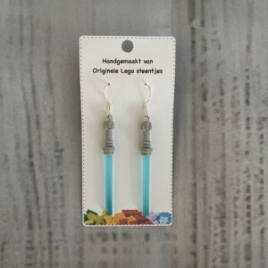 LEGO Lightsaber oorbellen - blauw