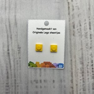 LEGO oorknopjes - geel
