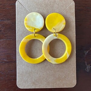 Lente oorbellen (rond)