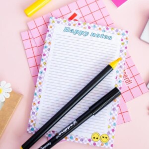 Notitieblok A6 – Happy notes