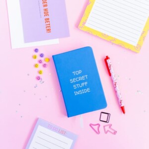Notitieboekje A6 – Top secret stuff inside