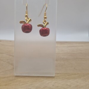 oorbellen rood appel