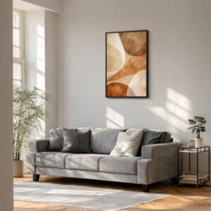 Organisch Poster/Wanddecoratie - Evelinor - Abstracte posters - Voor woonkamer/keuken/slaapkamer - Fylori