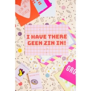 Poster A5 – I have there geen zin in