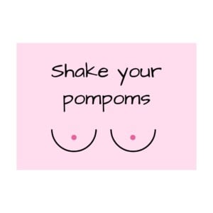 Poster A5 – Shake your pompoms