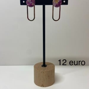 Ronde steker met/zonder hanger afgewerkt met resin