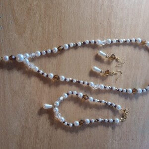 sieradensetje parel 3 delige