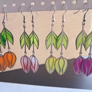 Sierlijke Tulpenbloesemoorbellen in vrolijke lentekleuren