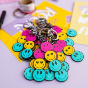 Sleutelhanger - Smileys