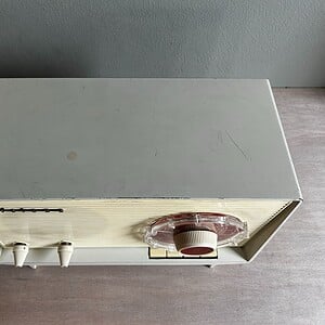 Vintage bluetooth radio Aristona jaren 60 wit
