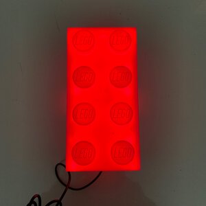 Wandlampje LEGO - Rood