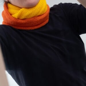 Zachte kleurrijke col – multicolor Sjaal – uniek ontwerp