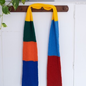 Zachte kleurrijke sjaal – multicolor Sjaal – uniek ontwerp