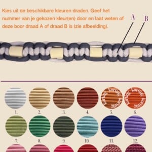 Anti-tekenband met oranje!