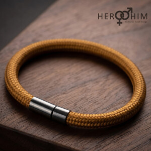 Armband van Textielsnoer - Goldy