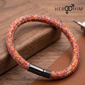 Armband van Textielsnoer - Indian Summer
