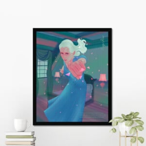 Athena, boekillustratie voor Seven Gothic Tales van Karen Blixen, 40 x 50 cm, kunstprint