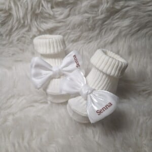 Baby sokjes met strikje