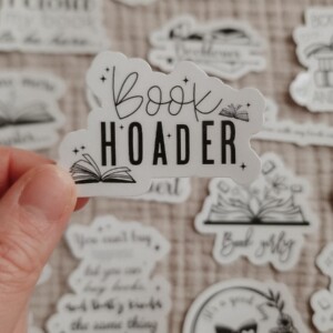 Bookish stickerset, set van 20 stuks