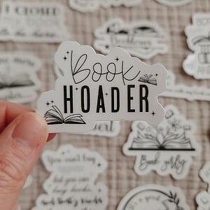 Bookish stickerset, set van 20 stuks