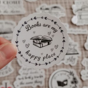 Bookish stickerset, set van 30 stuks