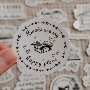 Bookish stickerset, set van 30 stuks