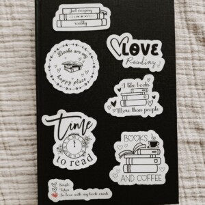 Bookish stickerset, set van 30 stuks