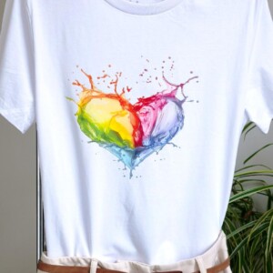 Bubbelend Hart-Shirt