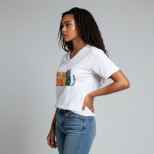Dames T-shirt kattenprint maat XXL â schattig Cat Lover shirt, zacht & comfortabel, cadeau voor kattenliefhebbers, wasbaar 30 C