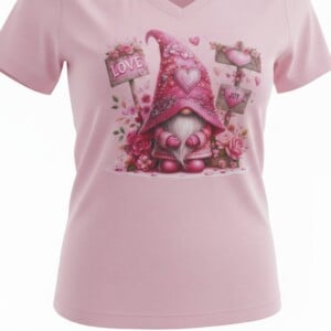 Dames t shirt Soft light pink kabouter -  Everyday Comfort Edition