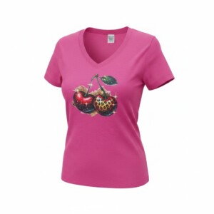 Dames t shirt Soft roze kersen -  Everyday Comfort Edition