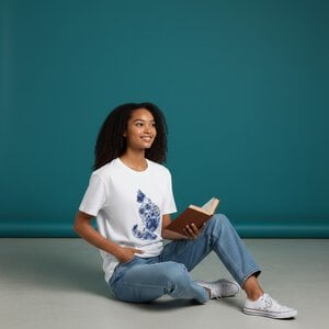 Dames T-shirt wit kattenprint – schattig Cat Lover shirt, regular fit, zacht & comfortabel, cadeau voor kattenliefhebber