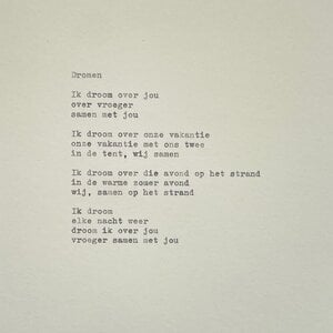 Gedicht - Dromen