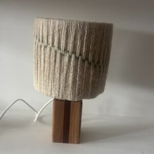 Handgemaakt lampje met leuk detail