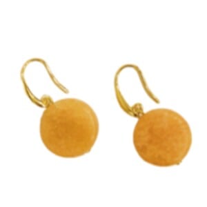 Handgemaakte calciet oorbellen – elegante en minimalistische stijl