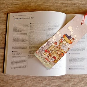 Katten op krabpaal eiland boekenlegger 74x210 formaat