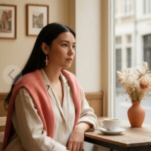 Koraal en pareloorbellen