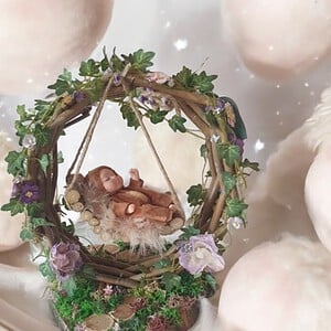 Dreamy Fairy Baby – Handgemaakte Sfeerlamp | Fairy Lamp met Elfje