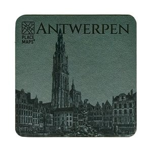 Place Maps Onderzetter Mosgroen