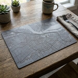 Place Maps Placemat Leigrijs