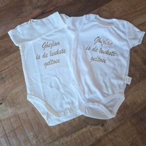 Rompertje met tekst